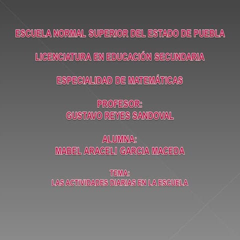 Los compromisos, Tareas y Responsabilidades de los actores en la escuela