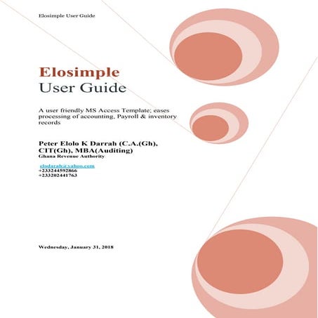 Elosimple manual