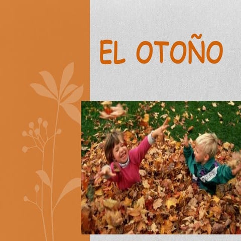 El otoño  (curso blog)