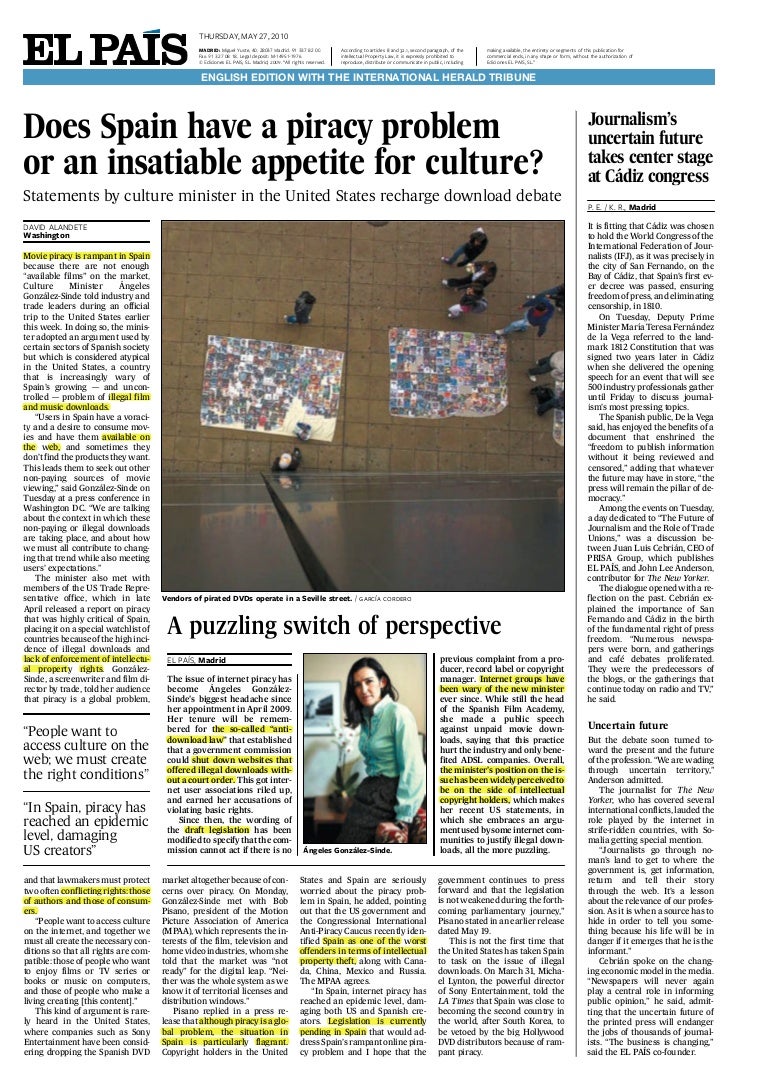Newspaper article_internet_piracy