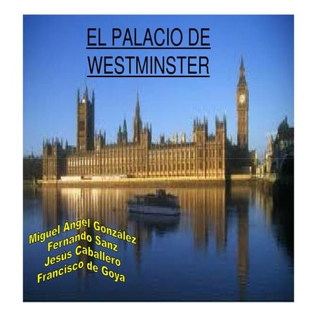 El palacio de Westminster