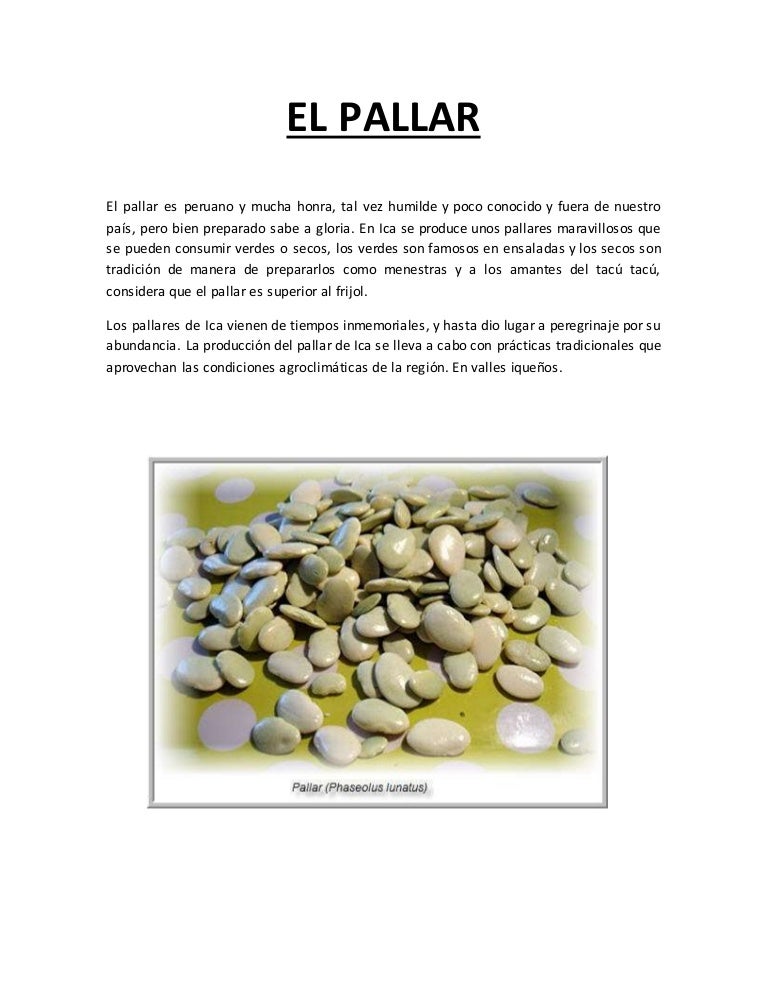 El pallar