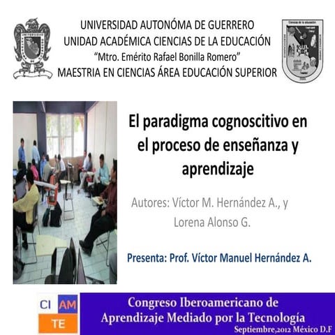El paradigma cognoscitivo en el proceso de enseñanza-aprendizaje