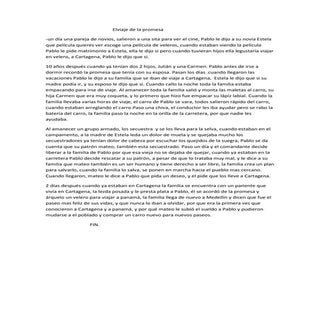 El paseo  a cartagena