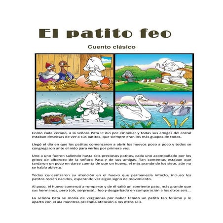 cuento el patito feo