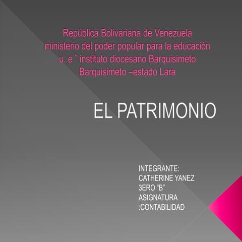 El patrimonio PPT