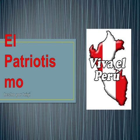 El patriotismo | PPTX