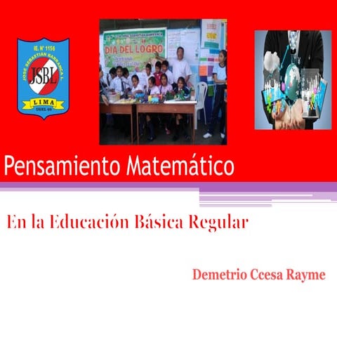 El Pensamiento Matemático en la Educación Básica Regular  ccesa007