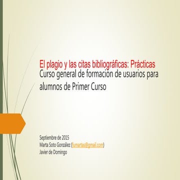 El plagio y las citas bibliográficas prácticas