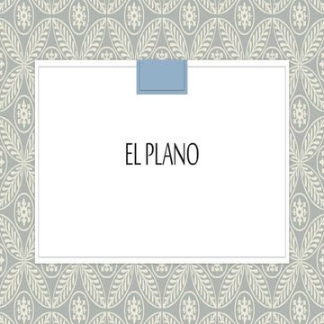 El plano