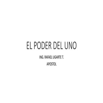 EL PODER DEL UNO (1).pptx