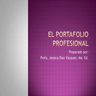 El Portafolio Profesional