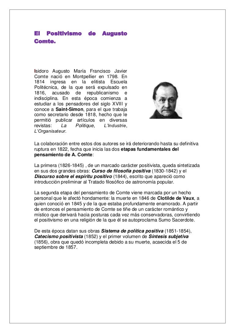 Auguste Comte