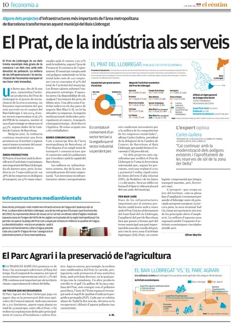 Reportaje "El Prat, de la industria a los servicios"