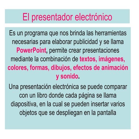 El Presentador ElectróNico