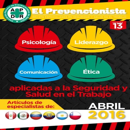 Revista El Prevencionista 13ava Edición