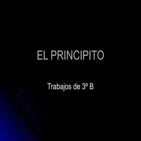 El Principito 3 B