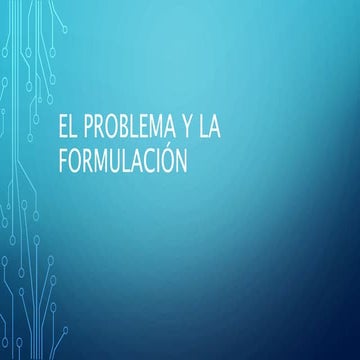 Formulación del problema de investigación | PPTX