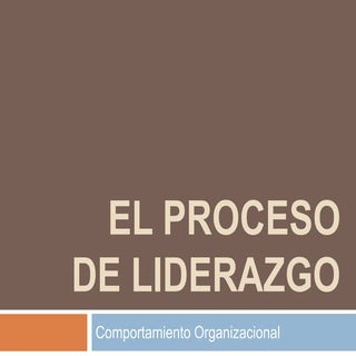 El proceso de_liderazgo