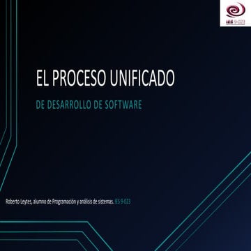 El proceso unificado