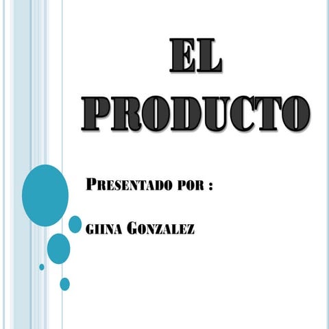 El producto 