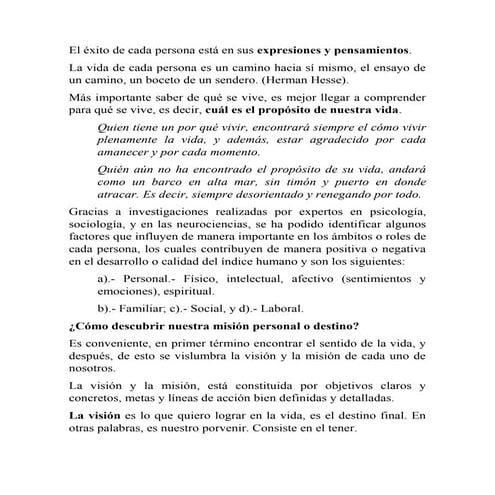 El proposito de la vida 2000