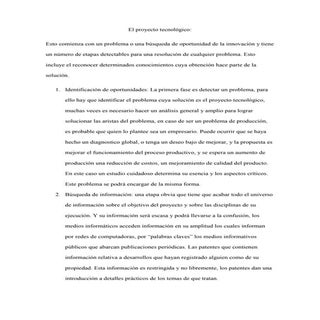 El proyecto tecnológico luz angela