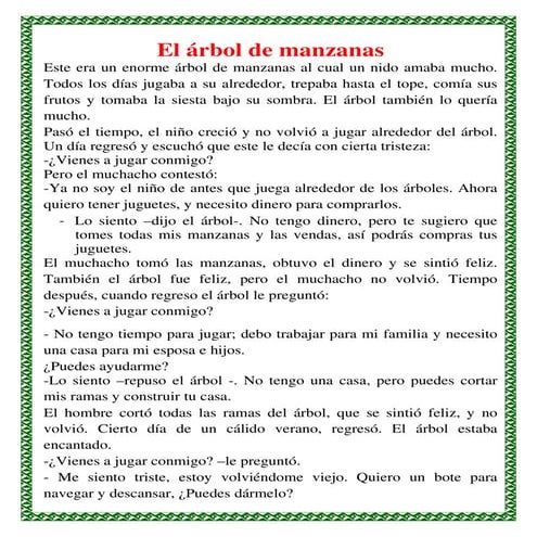 El árbol de manzanas - la culpa es de la vaca
