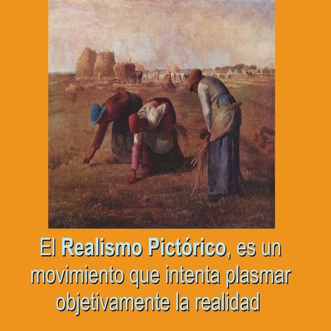 El Realismo PictóRico, Es Un Movimiento Que