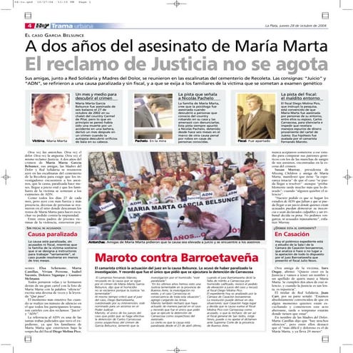 El reclamo de la justicia no se agota | PDF
