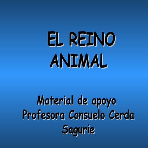 El Reino Animal