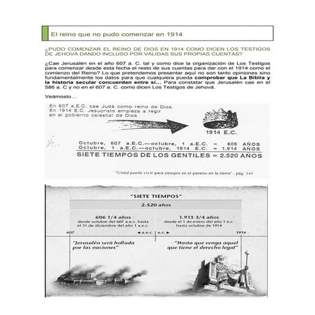 El reino que no comenzó en 1914 | PDF