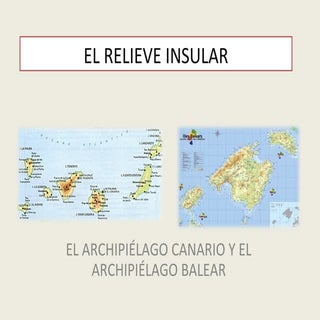 El relieve insular