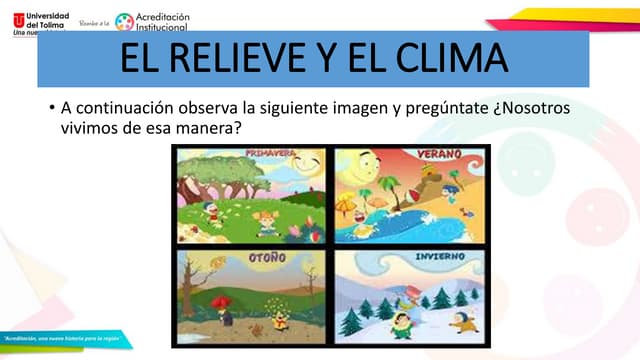 El relieve y el clima | PPT