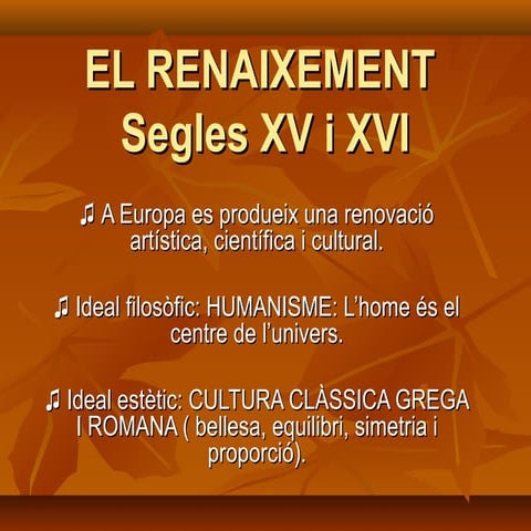 El renaixement