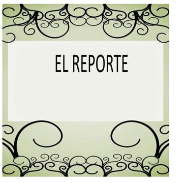 El reporte