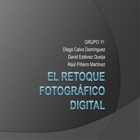 El Retoque Fotográfico Digital