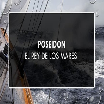 El dios Poseidón el rey de los mares.pptx