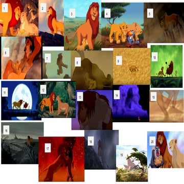El rey león - Picture/Sentence matching.pdf