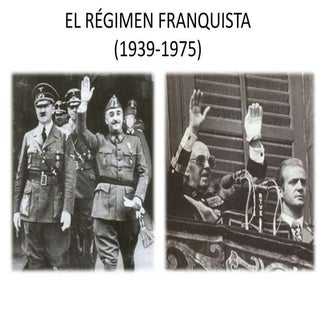 El régimen franquista