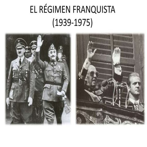 El régimen franquista