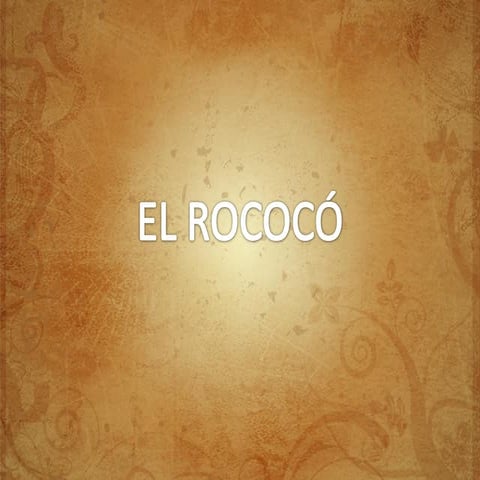 El rococo