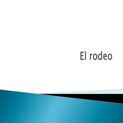 El rodeo | PPTX