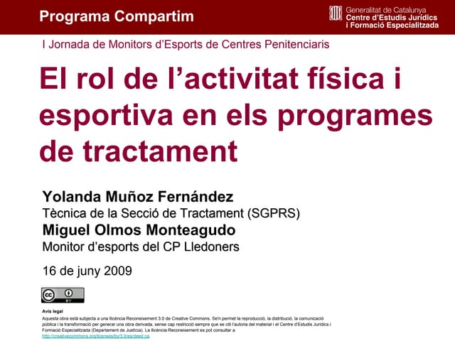 El rol de l'activitat fisica i espo...
