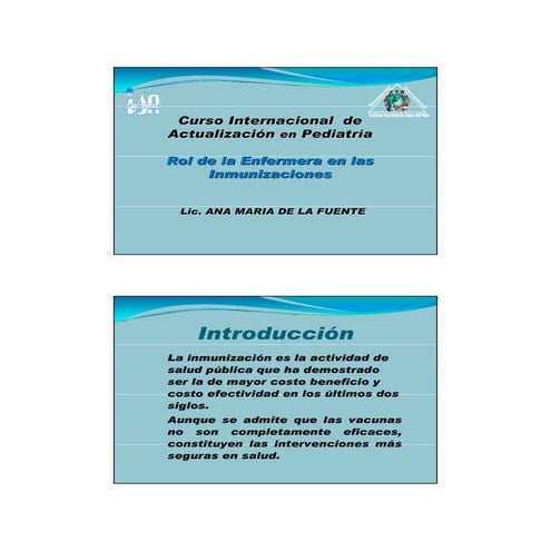 El rol de enfermería en el programa de vacunaciones