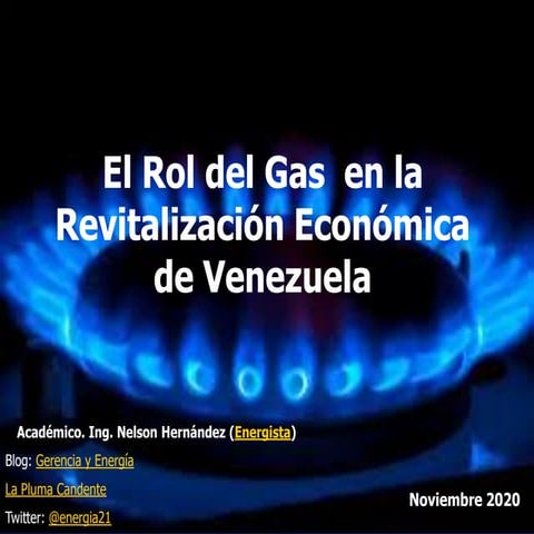 El rol del gas en la revitalizacion economica de Venezuela | PDF