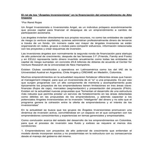 El rol de los ángeles inversionistas en la financiación de emprendimientos (1)