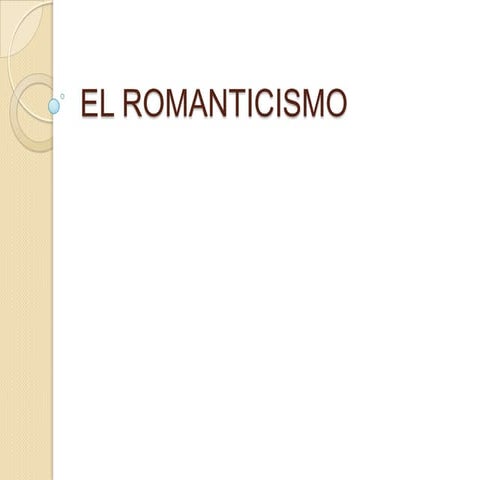 El romanticismo