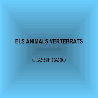 Els Animals Vertebrats