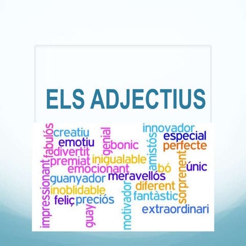 Els adjectius
